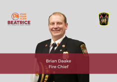 Beatrice Fire Chief Brian Daake