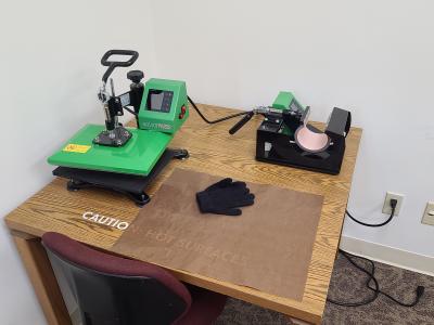 Makerspace equipment at Beatrice Public Library